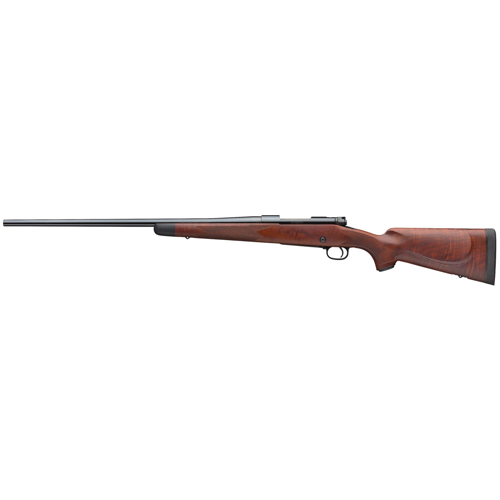 Winchester Repeating Arms Model 70 Super Grade 6.5 Creedmoor Caliber with 4+1 Capacity, 22" Barrel, High Polished Blued Metal Finish & Satin Fancy Walnut Stock Right Hand (Full Size) - Winchester - 6.5 Creedmoor