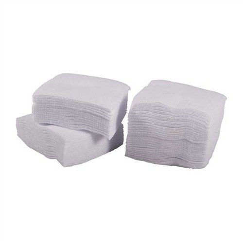 Brownells Square Cotton Flannel Patches 3" 16/12 Ga 100 Pack