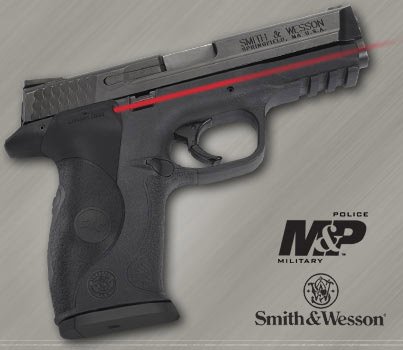 Crimson Trace LG-660 Lasergrips S&W M&P Full-Size Red Laser Black Polymer - Crimson Trace - 0.50" AT 50 FT