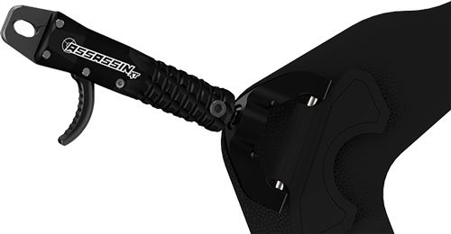 T.R.U. Ball Archery Bone Collector Assassin Release Velcro BLK LG BC-AV-BKL
