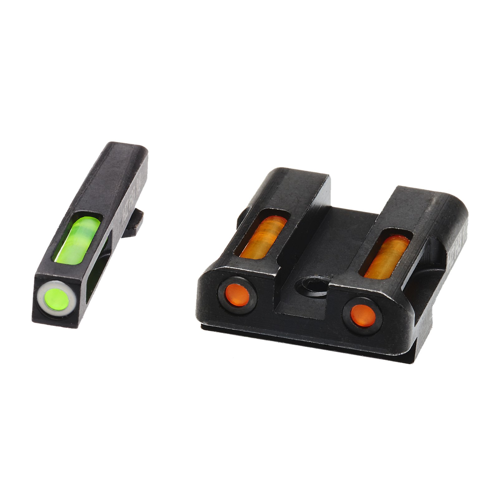 HiViz GLN425 LiteWave H3 Glock Sight Set Green Tritium/Orange Fiber Optic