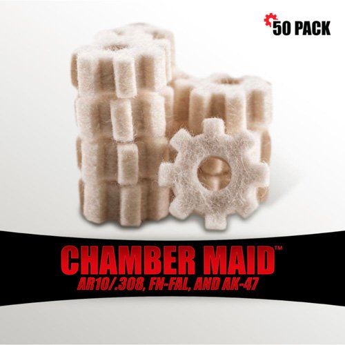 Pro-Shot Chamber Maid .308/7.62mm Star Swabs, 50 Pack - KLEEN-BORE 308CMS-50 Accessories - Pro-Shot Products - .308