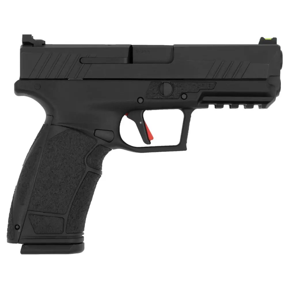 Tisas PX-9D Gen3 Duty 9mm Luger Pistol, 4.11" Barrel, 20+1 Capacity, Black Finish, Optic Cut Slide, Interchangeable Grip, Two Magazines