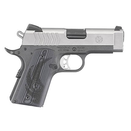Ruger SR1911 Officer 9mm Luger 3.60 in Barrel 8+1 Capacity Stainless Slide - Ruger - 9mm