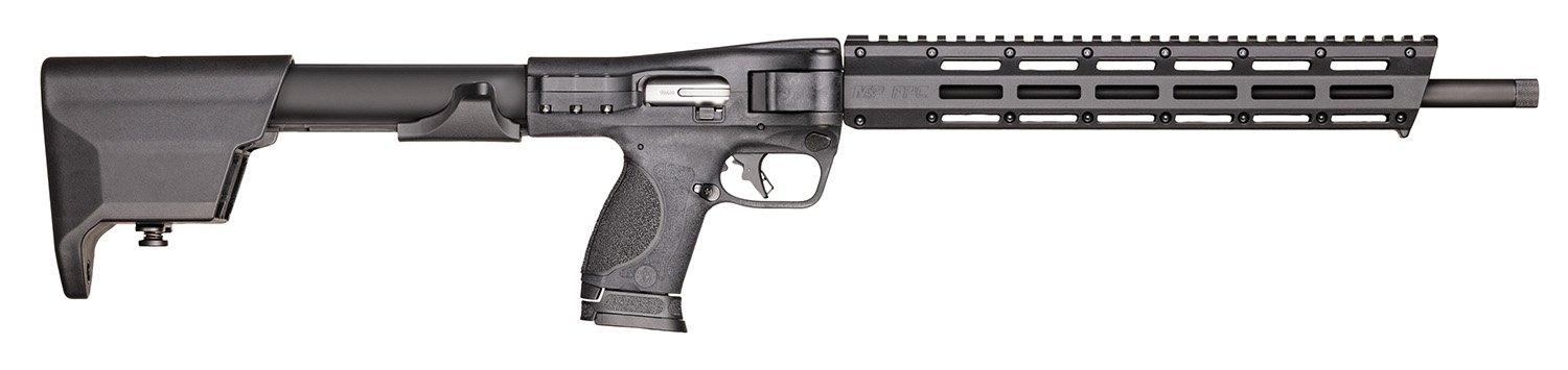 Smith & WESSON M&P FPC 9mm Luger 16.25" 17rd/23rd Blk Rifle w/Thumb Safety - Smith & Wesson - 9mm
