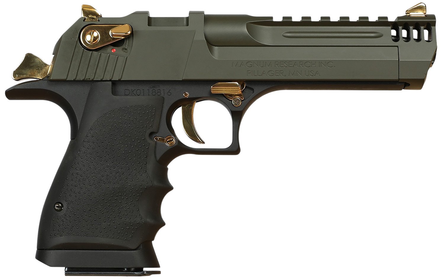 Magnum Research DE50L5MSG 50 AE Black Gold 5 Inch - Magnum Research - 50 AE