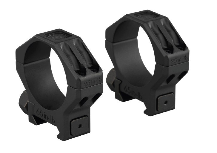 Sig Sauer SOA65004 Alpha 6 Scope Ring Set 35mm Stainless Steel Black