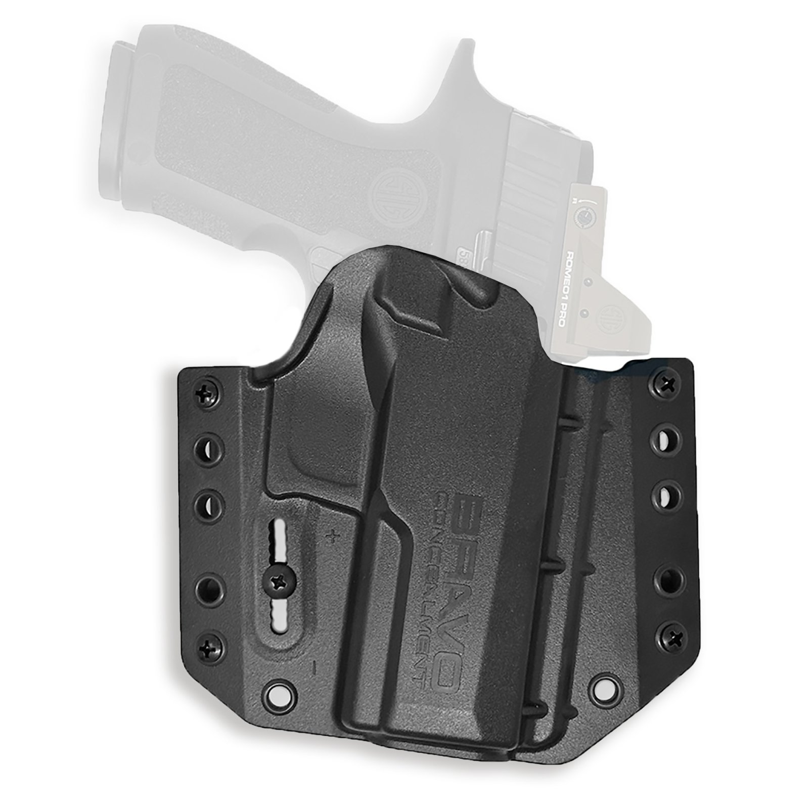 Bravo Concealment BCA Holster Sig Sauer P320 9mm/40 1.5 in Matte Black