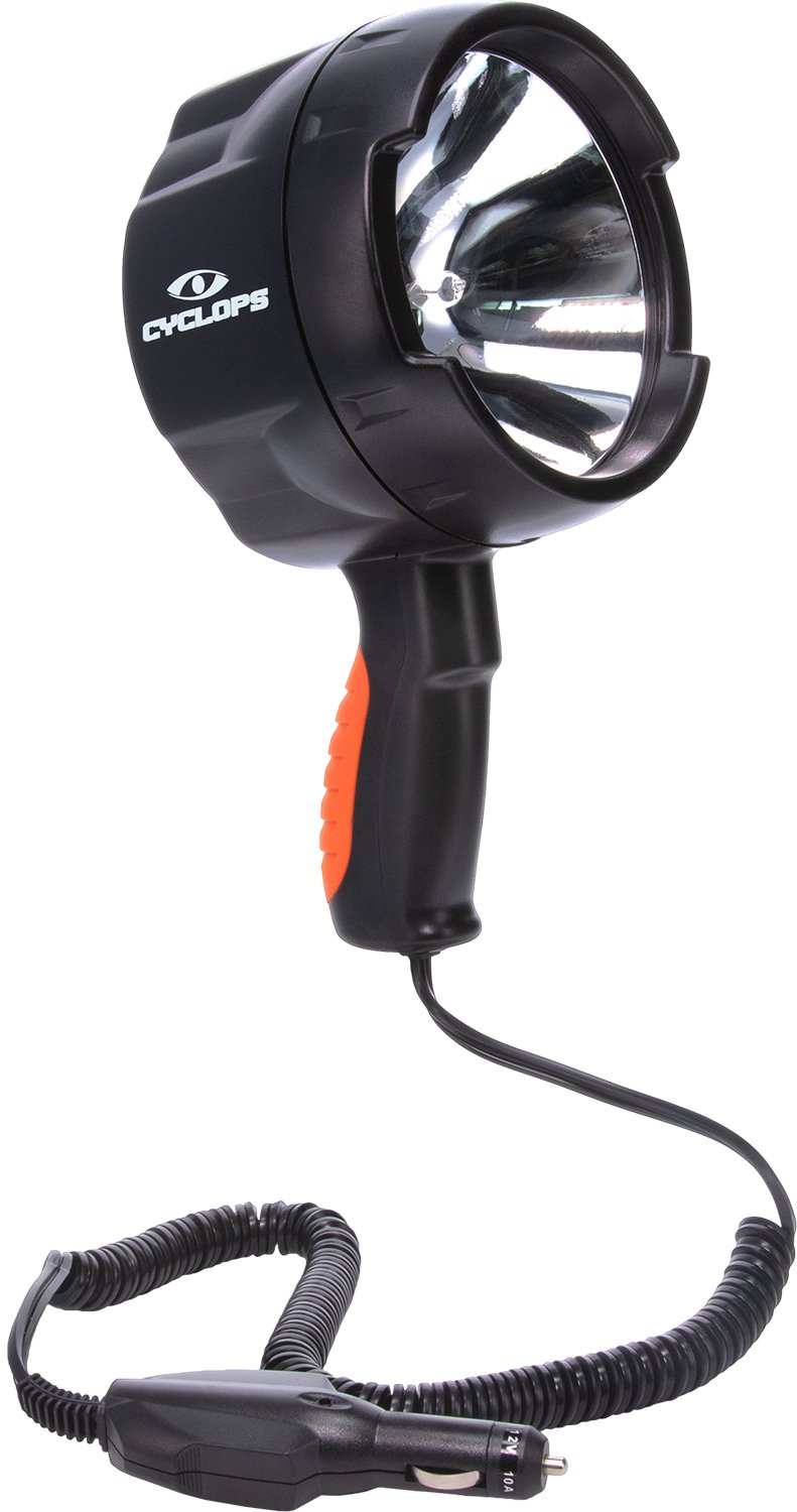 Cyclops CYCHS140012V 12V Spotlight 1400 Lumens Halogen 450m Black