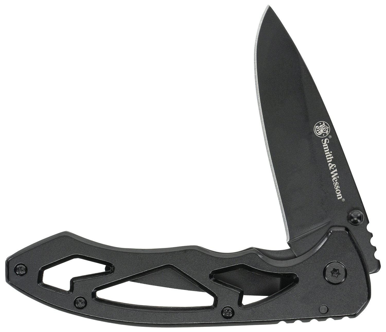 Uncle Henry CK400LCP Skeletonized Large 3" Folding Drop Point Stainless Steel Blade 4.40" Handle with Pocket Clip