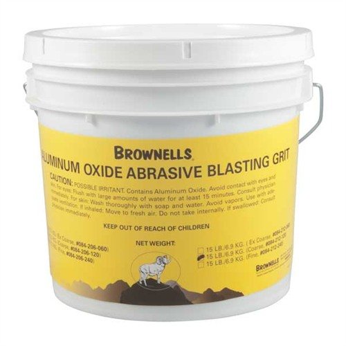 Buy Brownells 050806110519 Aluminum Oxide Abrasive Blasting 120 Grit 15lbs online