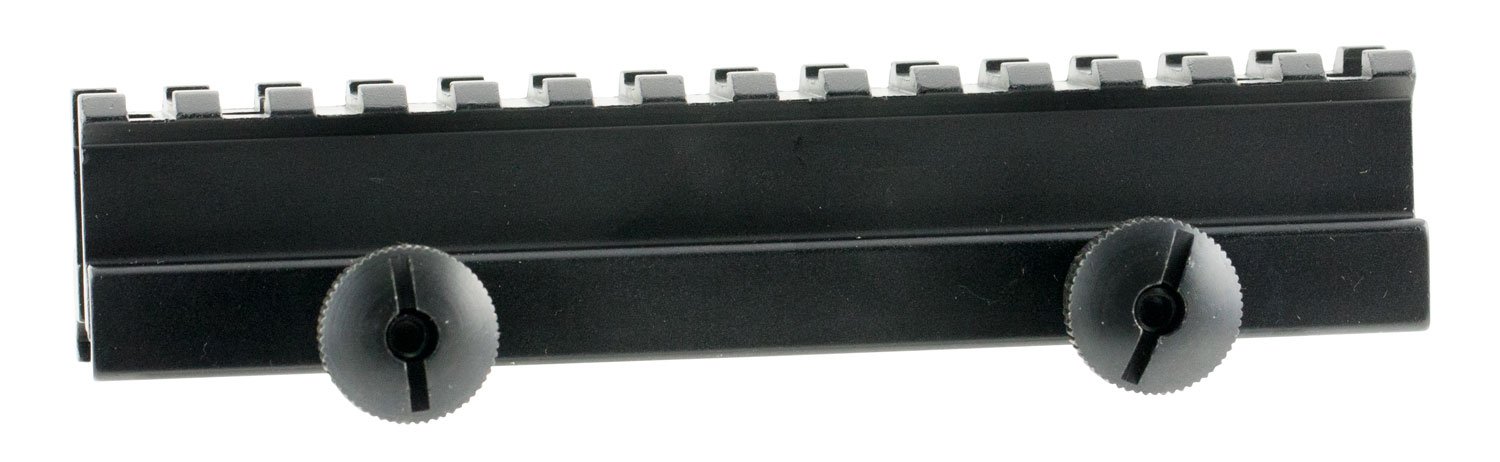 Weaver Mounts 48321 Flat Top Single Rail Black Aluminum Picatinny Rail Mount - Weaver - SINGLE RAIL FLAT TOP TACTICAL MOUNT