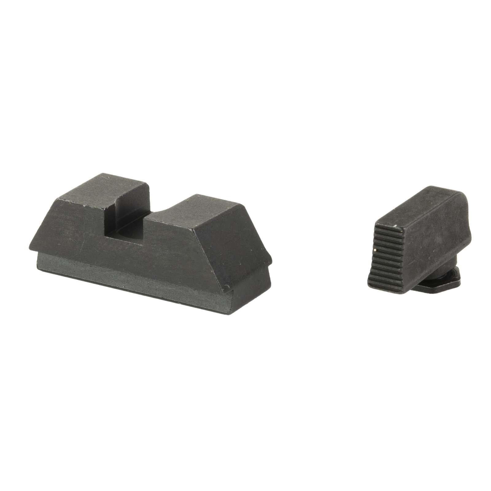 AmeriGlo GL-453 Handgun Sight Set for Glock .295 Rear .220 Front Black - AmeriGlo