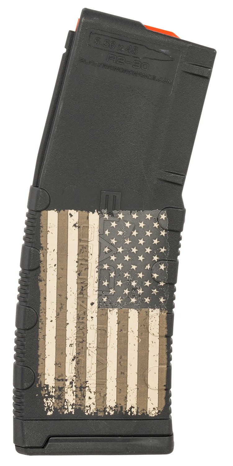 Black Rain Ordnance MAG30AMFLAG Magazine 30rd 223 Rem/5.56x45mm NATO...