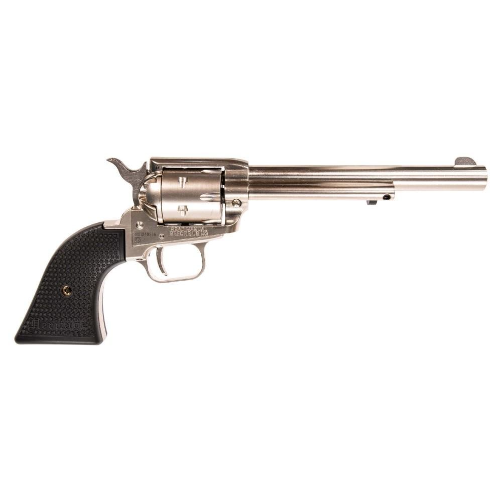 Heritage RR22NI6 Revolver, .22LR Caliber, 6.5" Barrel, 6-Round Capacity, Blued Star Grip, Poly Stars Design - Heritage - SAO