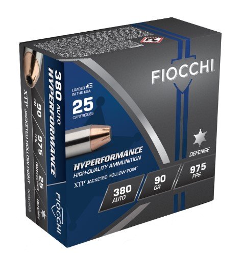 Fiocchi Hyperformance Defense Pistol Ammo 380 ACP 90 gr. XTP Hollow Poin... - Fiocchi - HORNADY XTP HOLLOW POINT