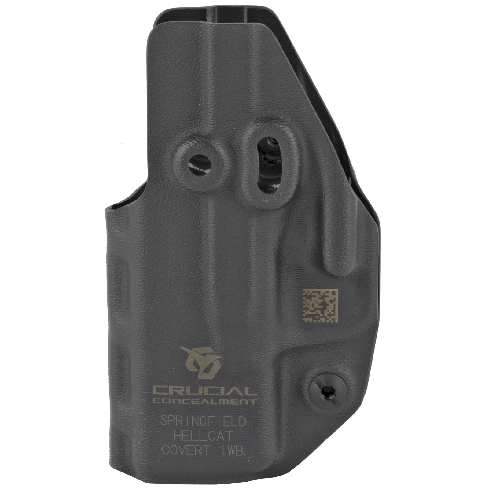 Crucial Concealment 1112 Covert IWB Black Kydex Paper Fits Springfield... - Crucial Concealment