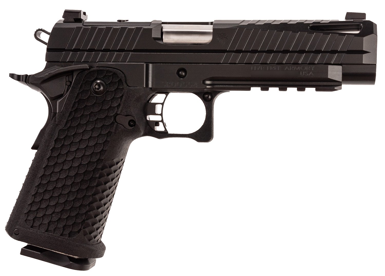 Apollo 11 9mm Precision Pistol: 17+1, 4.9" Barrel, RMSc Optic Cut, Stainless Steel - LFA - 9x19mm