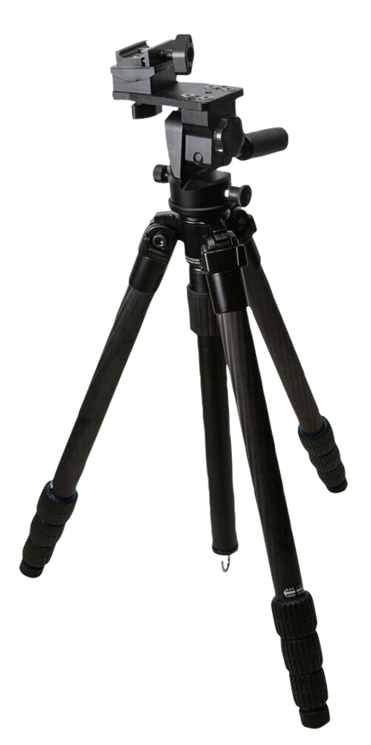Buy Kopfjäger KJ85004K Carbon Fiber Tripod with Reaper Rail, 4-Level Extension online