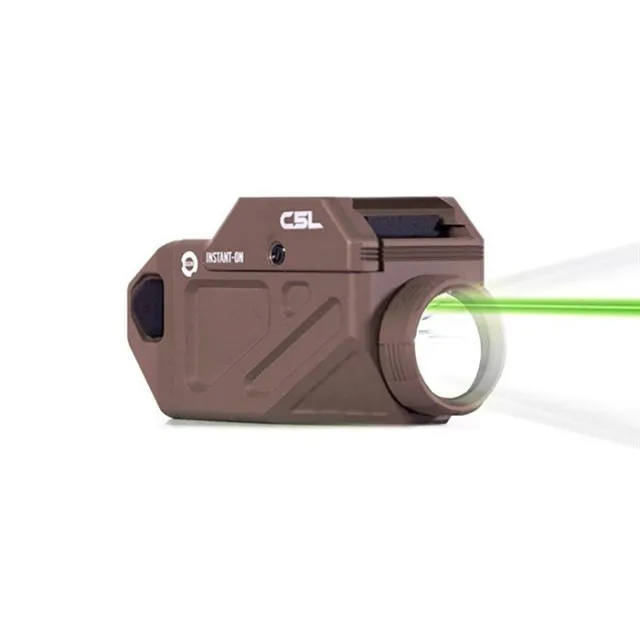 Viridian 930-0055 C5L Tac Light, Green Laser, 650 Lumen, FDE Finish - Viridian