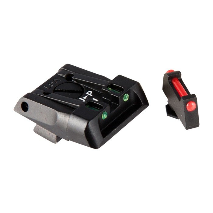 L.P.A. SIGHTS FULLY ADJUSTABLE SIGHT SET FIBER OPTIC F/R - LPA