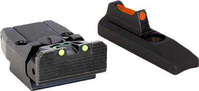 Williams Fire Sight Set: Durable Steel, Ruger MK II-IV, Adjustable, Black, Bull Barrel Models, Dovetail Base, 0.45x4.15x6.8in