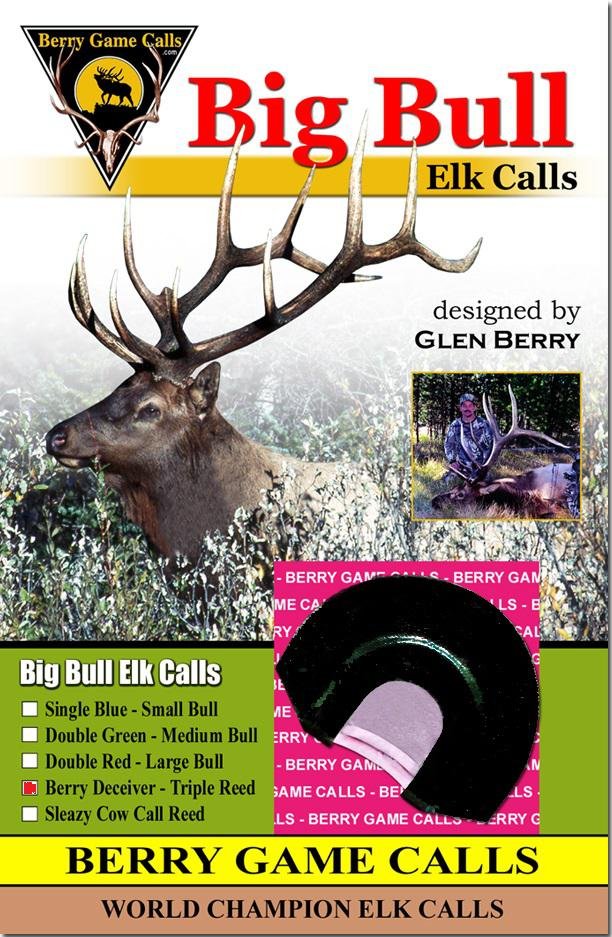 BERRY BLACK DECEIVER TRIPLE REED CALL SEPERATED THIN & THICK LATEX - BERRY