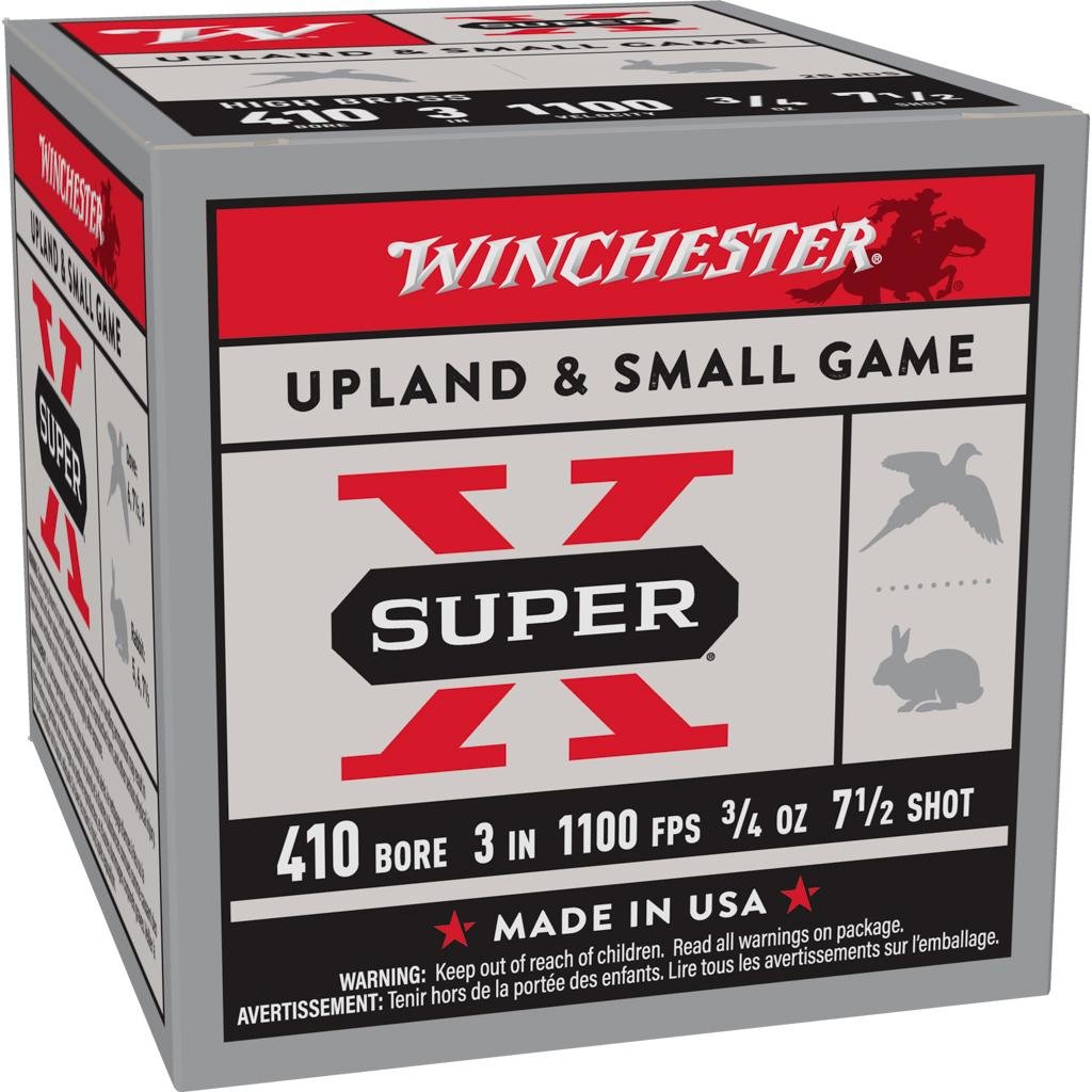 Winchester Super X Heavy Game Load 410 Gauge 3" 3/4 oz 1100 fps 7.5 Shot - Winchester - .410 Bore