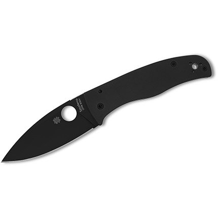 Spyderco C263GPBK Bodacious Black G-10 Handle Black Blade Knife - Spyderco