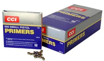 CCI PRIMERS 500 SMALL PISTOL 5000 PACK - CCI
