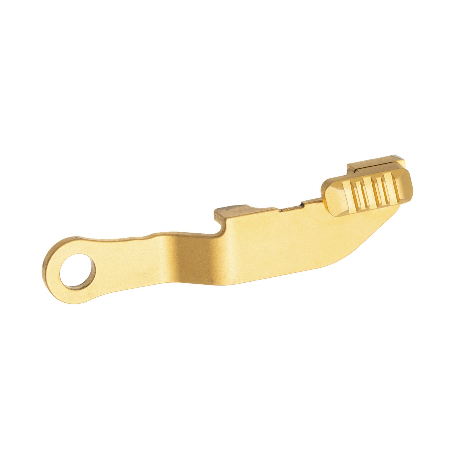 Tyrant CNC TDHCATSCLGOLD Hellcat Gold Extended Slide Release Stainless Steel
