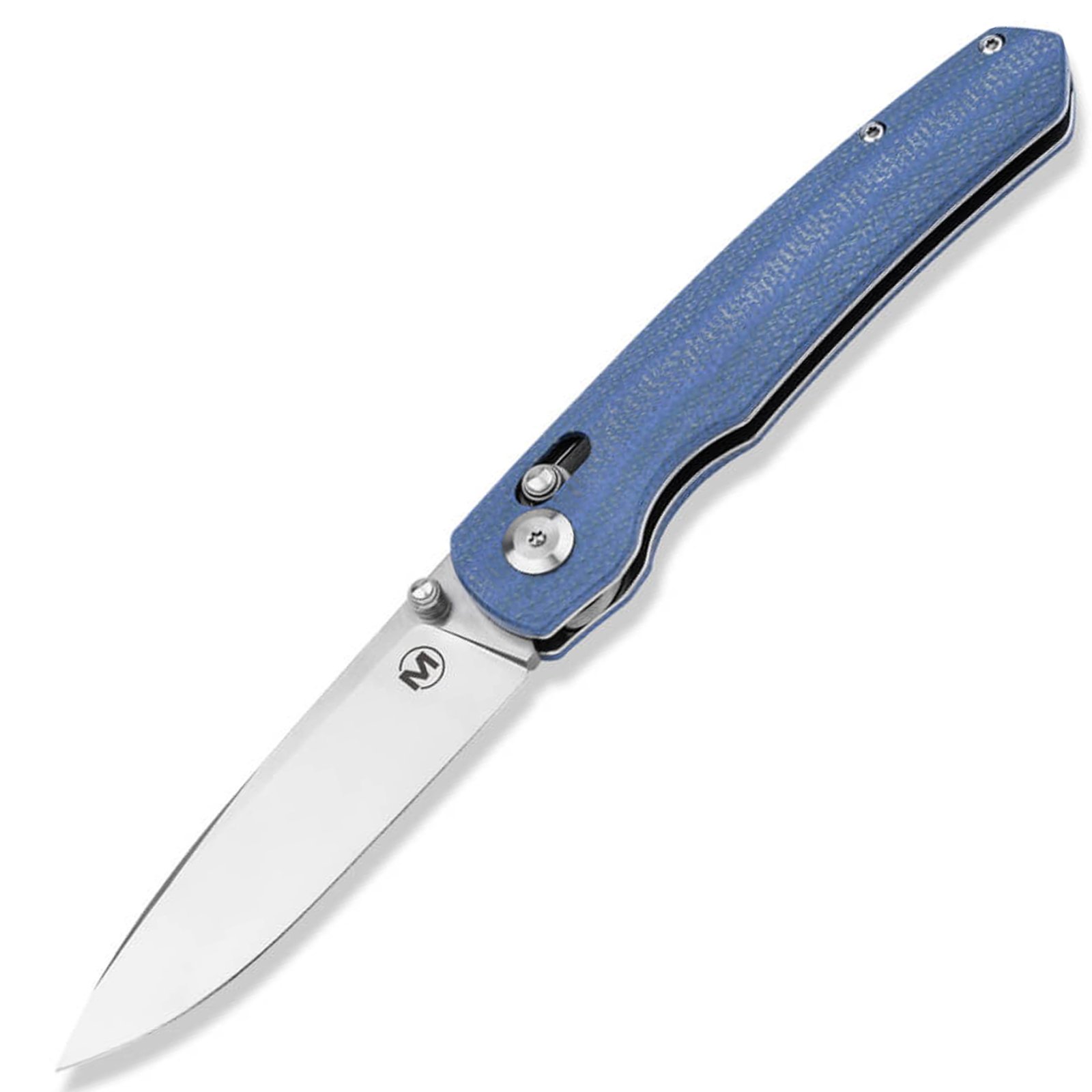 BOKER SHANGO 3.4 DROP PLAIN BLUE/MICARTA - Boker