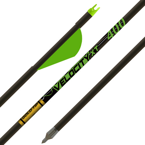 Gold Tip VELXT300A26 Velocity XT Arrows 300 Raptor Vanes 6 Pack