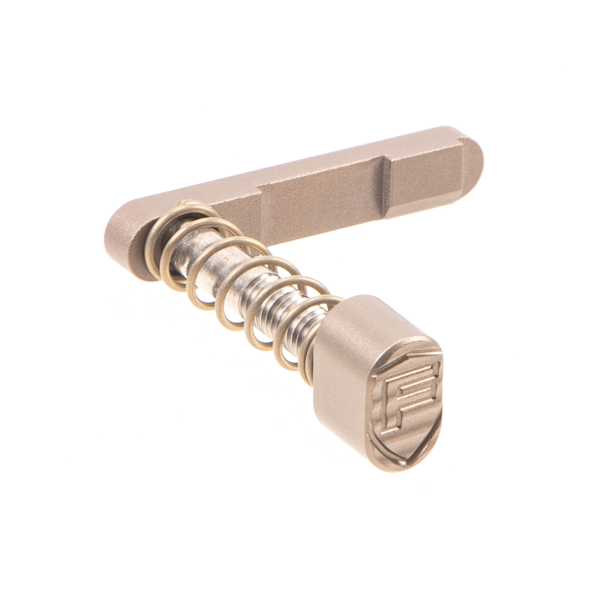 Fortis AR15-BMCR-FDE Billet Mag Catch, Nitride, Flat Dark Earth