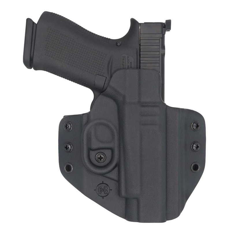 C&G Holsters 605-100 OWB Covert Holster Black Glock 48 Left Handed - C&G Holsters