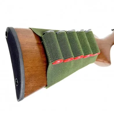 NcStar CVSSG2994G Vism Shotgun Stock Shell Pouch Green - NcStar