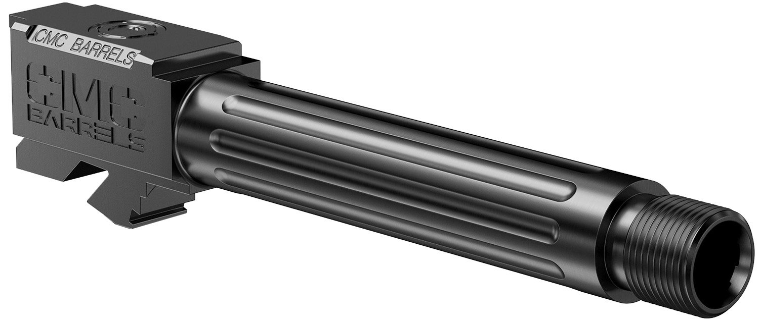 CMC Triggers 75521 Glock 19 Gen3-4 9mm 4.01" Black DLC Threaded Barrel - CMC Triggers - 9 mm Luger