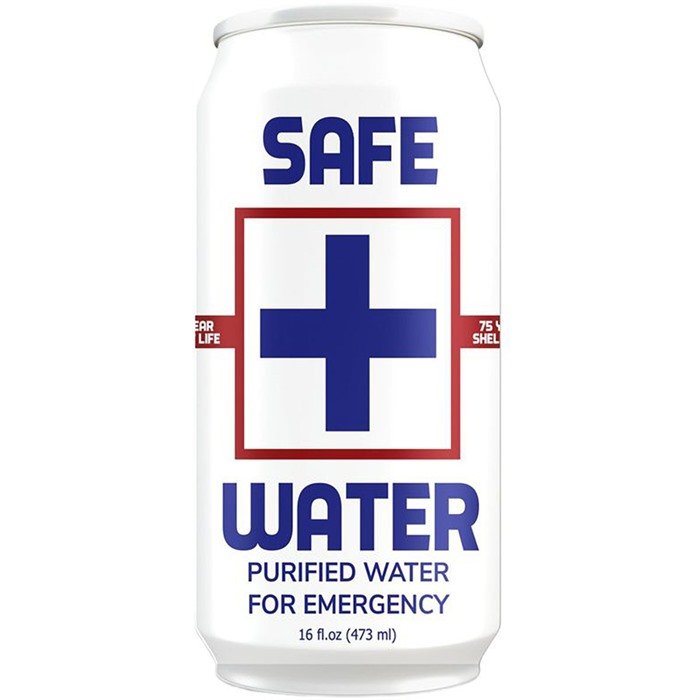 Dnk Marketing Safe Water 16OZ Canned Water Pallet-72 Cases