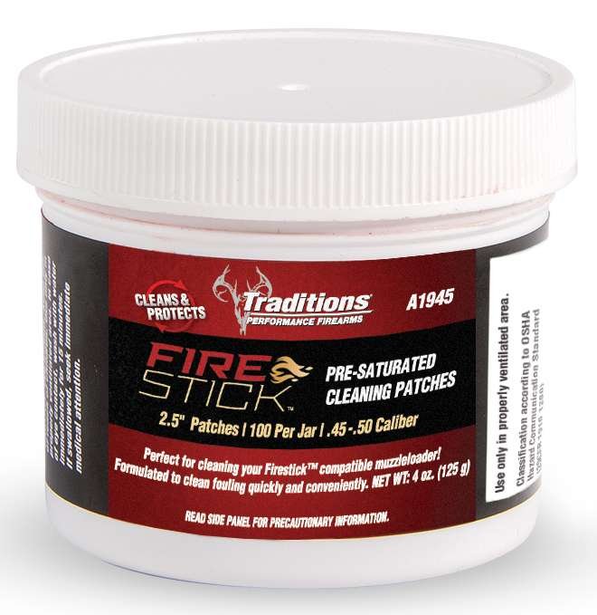 Traditions Firestick A1945 Pre-Saturated Cleaning Patches Nitrofire - Traditions Performance Firearms