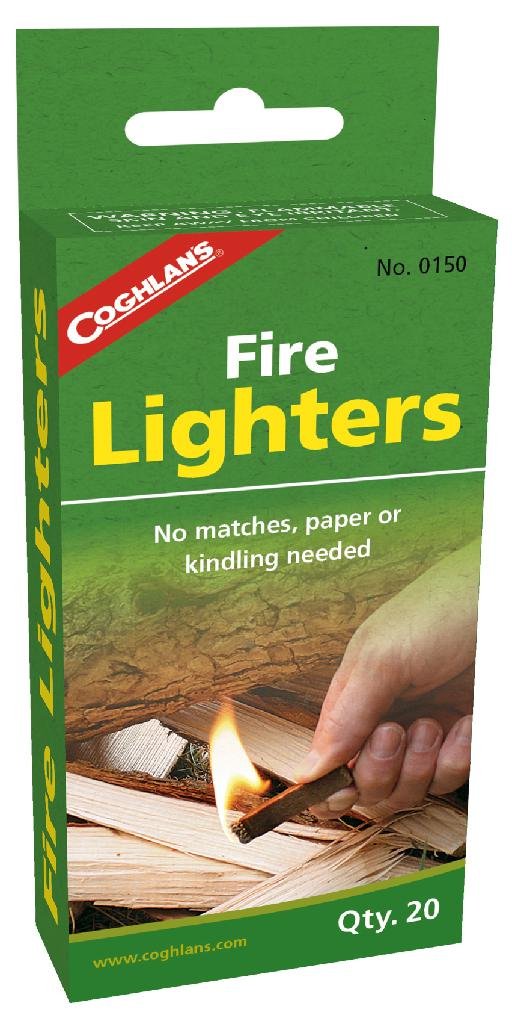 COGHLAN'S 0150 Fire Lighters 20 Sticks Odorless 7 Min Burn