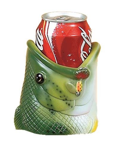 R.EDGE 450 Fish Head Can Cooler Double-Wall Realistic Bass