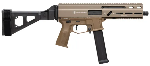 GRAND POWER STRIBOG SP45A3 45ACP 8" BBL 20RD W/BRACE FDE - Grand Power - .45 ACP