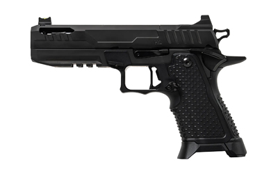 Oa Defense 2311 Pro Elite Full Size 9mm Luger 21+1 5" Black DLC Steel Optic Ready/Serrated Slide, Black Aluminum Frame w/Picatinny Rail, Black Aluminum Grip, Ambidextrous