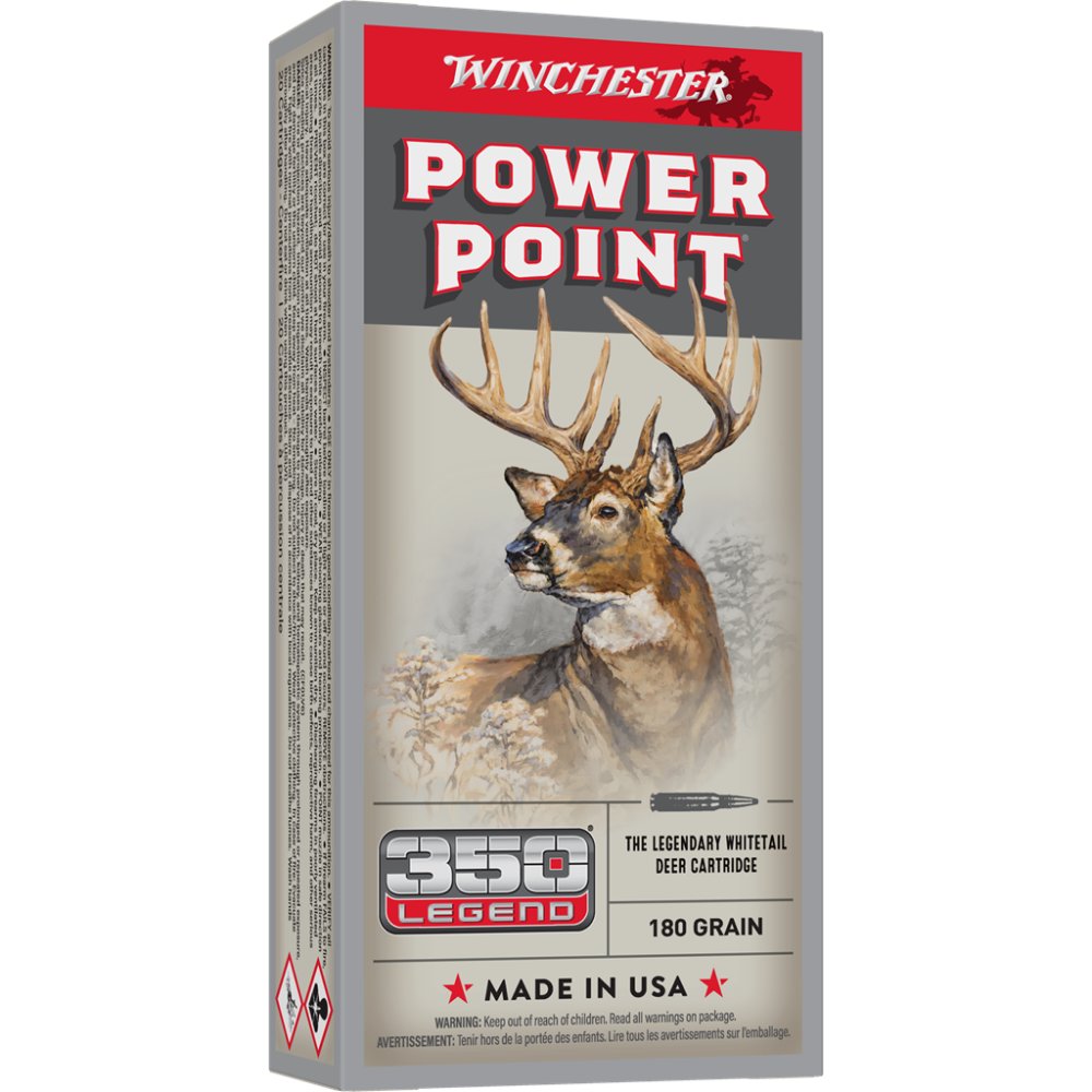 Winchester Ammo X3501 Power-Point 350 Legend 180 gr 20 Per Box/ 10 Cs - Winchester - POWER POINT