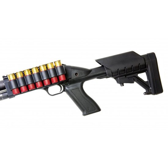 Pro-Mag TAC Stock System Mossberg 500/590 12 Gauge 6 Position Black