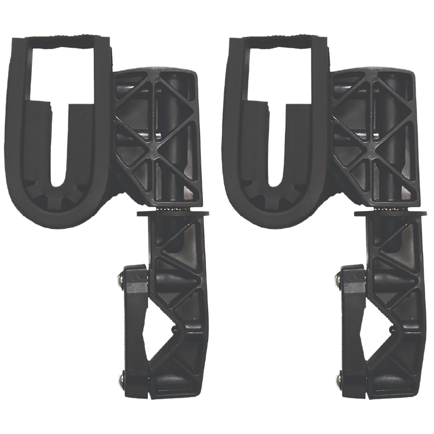 Rugged Gear 10100 Single Hook Gun Mount Black Nylon 2 Pack for ATV