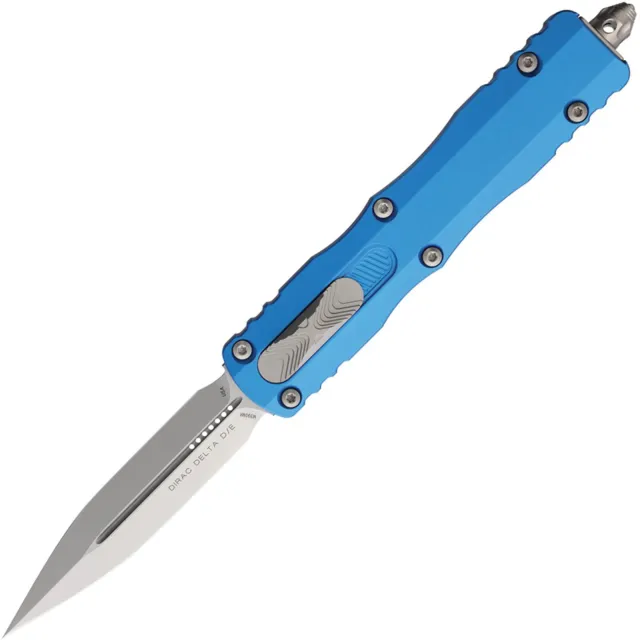 Microtech Dirac Delta 227-10BL 3.79 In DE/STD/SW Blue Alu Hndl