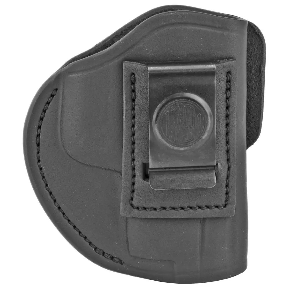 1791 Gunleather 4WH5SBLR 4-Way IWB/OWB 05 Stealth Black Leather Belt... - 1791 Gunleather - STEALTH BLACK