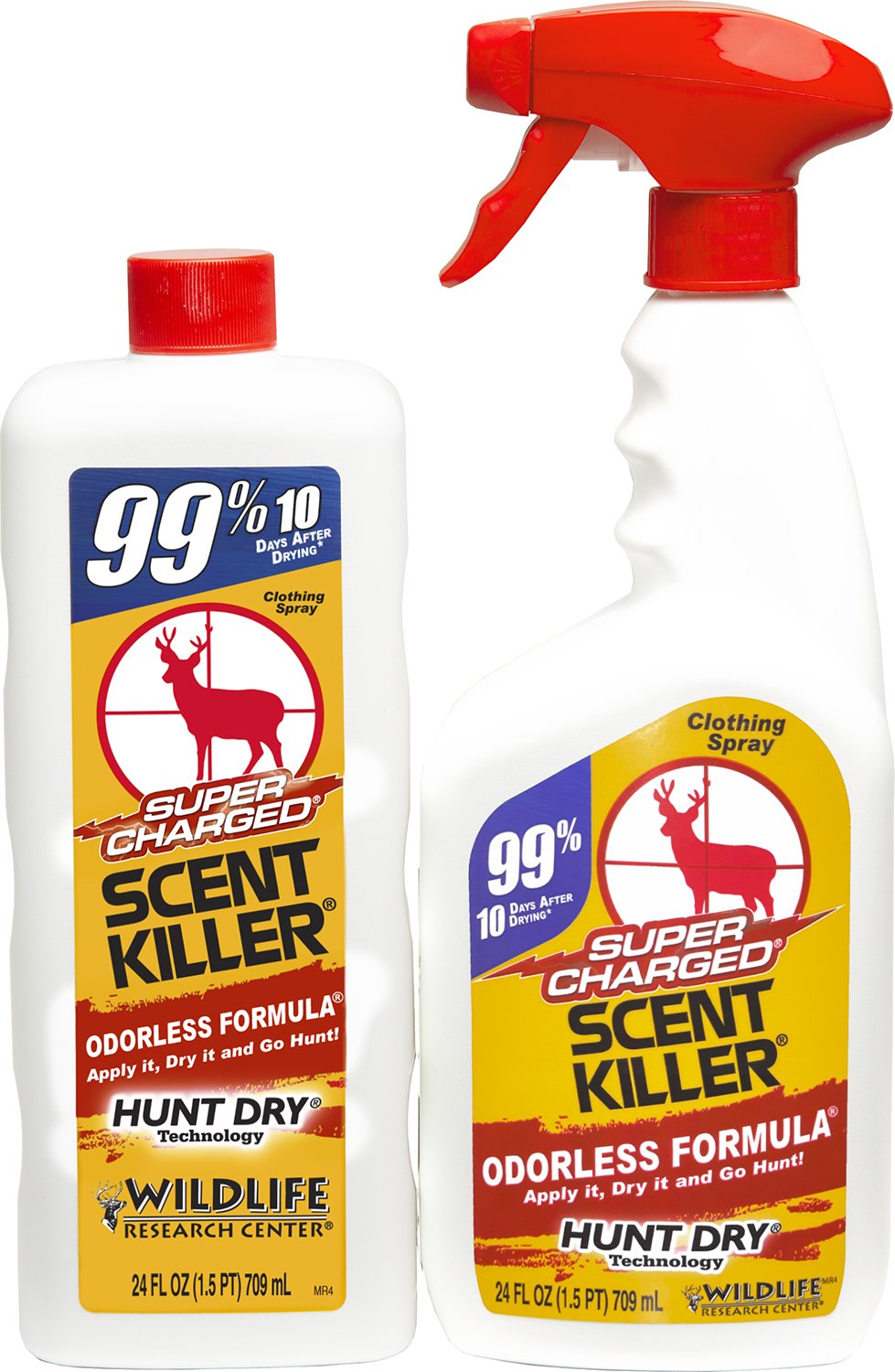 Wildlife Research 559 Super Charged Scent Killer Combo Odor Eliminator Odorless Scent 24 oz Trigger Spray - Wildlife Research Center - 24 OZ