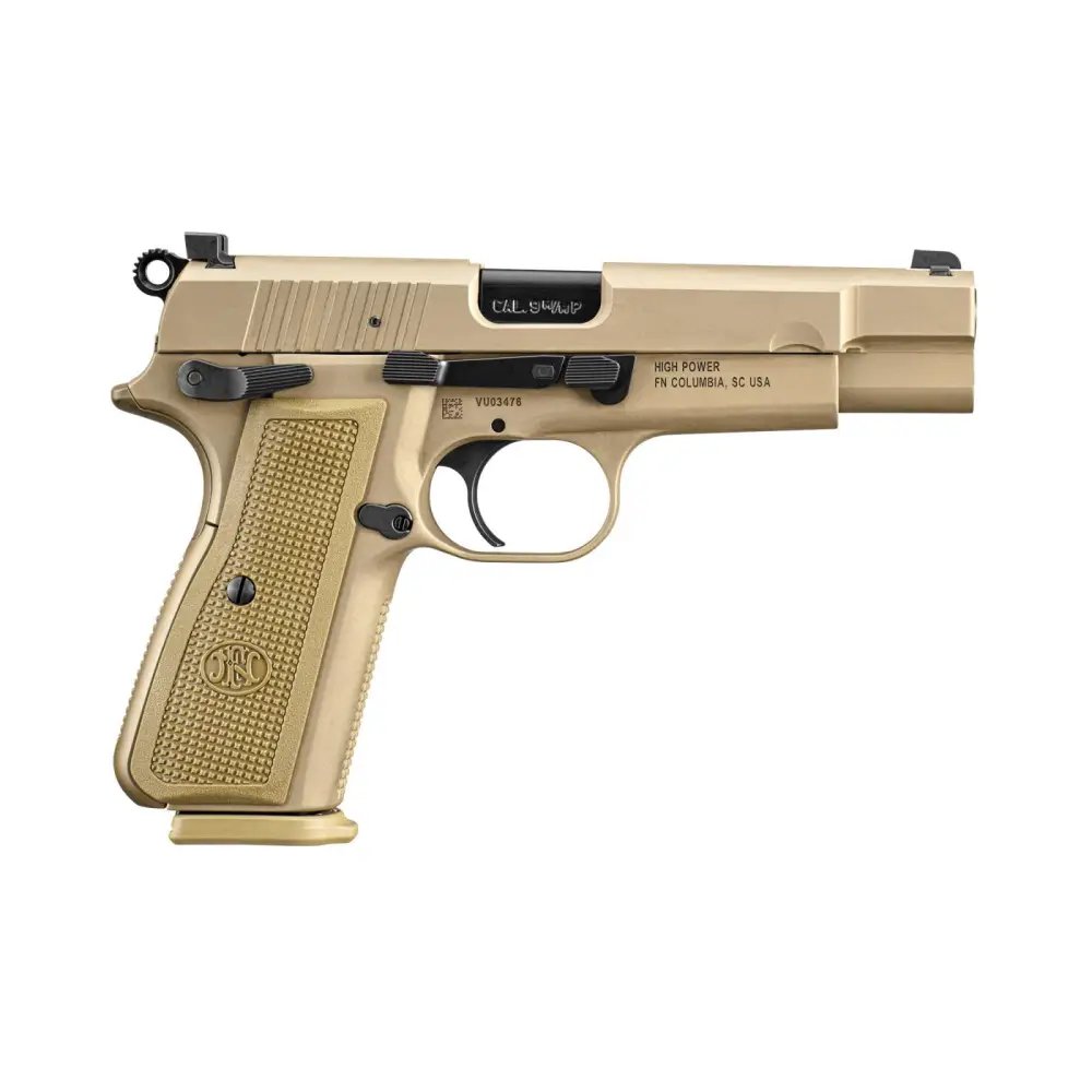 FN High Power 9mm Luger 4.7" Barrel 17+1 FDE - FN America - 9mm